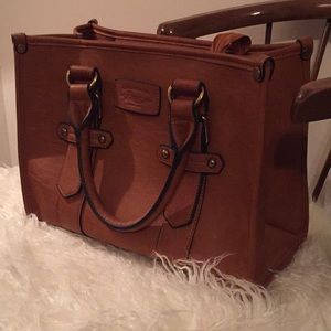 G.h bass tan shoulder bag purse 👜